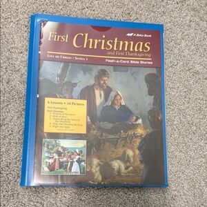 First Christmas and Thanksgiving Flash-a-Card Bible Stories